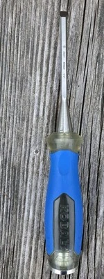 Kobalt  1/4" Woodworking Chisel With Blue Ergonomic Grip - Image 1 of 3