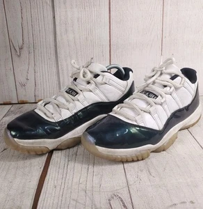 Nike Air Jordan 11 Retro Low Emerald Mens SIZE 10.5 Low Top, Sneakers 528895-145 - Picture 1 of 6