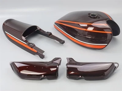 KAWASAKI Z1/Z2 PMC Orange Tiger Exterior Set (Unused) Foto 1 de 4