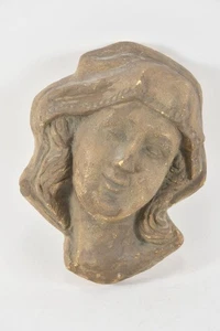N89B64- Stein Kopf Maria nach unbekanntem Meister Niederbayern um 1400   - Picture 1 of 12