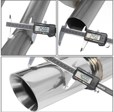 PARA 05-10 FORD MUSTANG 4.0 V6 ACERO INOXIDABLE CATBACK SISTEMA DE ESCAPE + PUNTA SILENCIADOR Foto 1 de 4