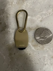 Vintage Fosters Solid Brass Key Ring - Picture 1 of 3