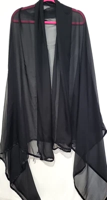 New Nordstrom Silk Chiffon Scarf / Wrap. One Size. 50" x 80" - Image 1 of 4