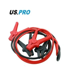 US PRO JUMP LEADS 400A 2.5M METRES BOOSTER CABLES CAR VAN IN BAG NEW 6774 - Picture 1 of 4