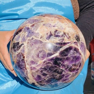 11,7 kg sfera cristallo quarzo ametista sogno naturale guarigione 2722 - Foto 1 di 16