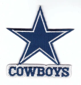 Dallas Cowboys Iron on Badge Patch 3 inch - Picture 1 of 1