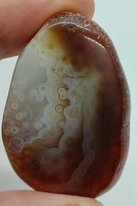 Botswana Agate Polished Front And Back 21g Crystal Display Focal Stone Wire Wrap - Picture 1 of 3