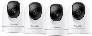 Cinnado 2K Home Security Cameras D1 2,4Ghz WiFi Innenkamera mit 360° Bewegung - Bild 1 von 2