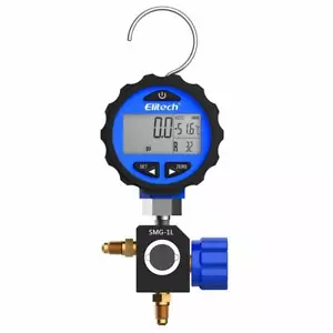 Elitech SMG-1L Refrigeration HVAC Digital Pressure Gauge Single Manifold Gauge - Picture 1 of 8