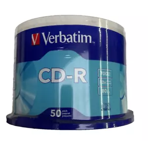Verbatim CD-R Discs 700MB/80min 52x Spindel silber 50/Pack 94691 - Bild 1 von 4