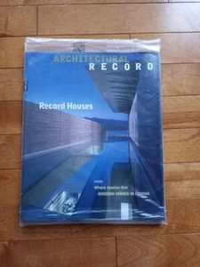 ARCHITECTURAL RECORD MAGAZINE APRIL 2002 RECORD HOUSES NEW sealed - Picture 1 of 2