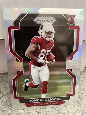 2021 Panini Prizm Football Rondale Moore Silver Variation V-347 RC Cardinals  - Image 1 of 2