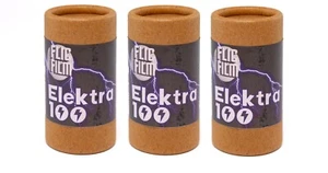 3 Rolls FRESH Kodak 2460 Aerocolor IV Elektra 100 Color Print Film 35mm x 36 exp - Picture 1 of 3