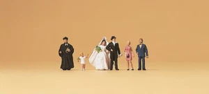 PR79057 Preiser Wedding Group Protestant N Gauge - Picture 1 of 1