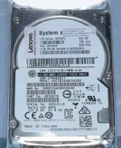 IBM 90Y8878 90Y8877 90Y8881 IBM 300GB 10K 2.5 SAS II 6 GB/PS HARD DRIVE - Picture 1 of 1