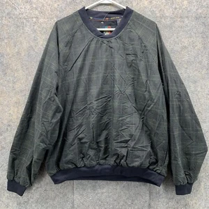 Sunice Sweater Men Large Adult Gray Crewneck Pullover Outdoors Nylon Plaid - Picture 1 of 11