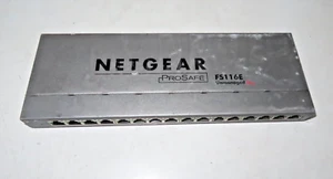 Netgear ProSafe Unmanaged Plus FS116E 16 Port 10/100 Fast Ethernet Switch - Picture 1 of 3