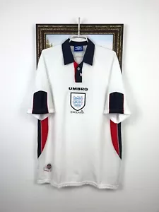 England Home football shirt 1997 Soccer Umbro Jersey Mens National Team Size XL - Picture 1 of 14