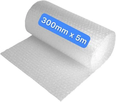 BARGAIN HUNT BUBBLE WRAP - 300mm/500mm STRONG PACKAGING ROLLS CUSHIONING QUALITY BUBBLE