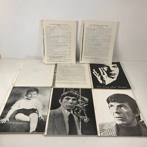 The Leonard Nimoy Association of Fans Yearbook Lot of 8 69-70 72-78 LNAF - Picture 1 of 24