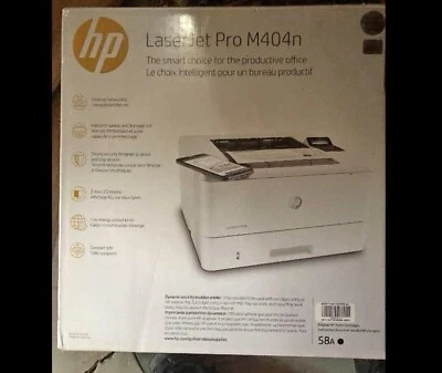 MICR Check Printing HP LaserJet Pro M404n Monochrome Laser Printer - White. - Image 1 of 3