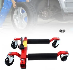 2PCS Car Wheel Dolly Hydraulic Positioning Jack Lift 360° Moving Vehicle 3000lbs - Bild 1 von 13