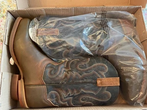 Dan Post Men's Richland Cowboy Boots Leather Saddle DP3393 Size 10.5 - Picture 1 of 4