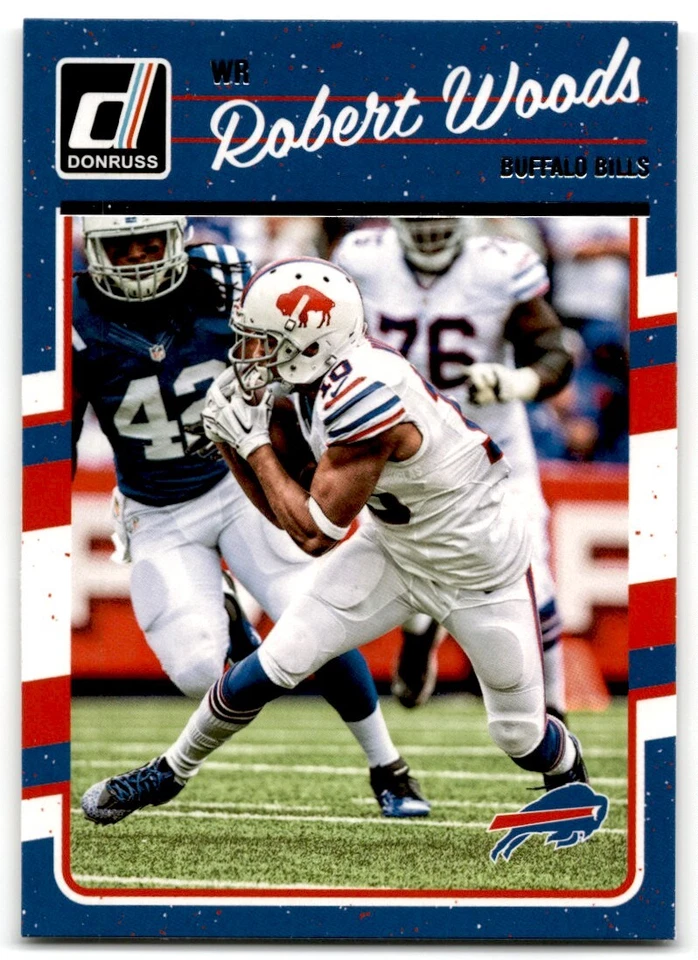 2016 Donruss Robert Woods Buffalo Bills #34 - Image 1 of 2