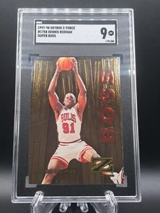 1997-1998 Skybox Z-FORCE Super Boss Dennis Rodman #17 - SGC 9 - RARE - Picture 1 of 3