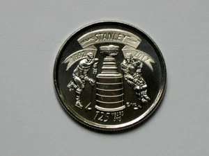 Canada 2017 25 CENTS Coin AU++ with Lustre for NHL Hockey's Stanley Cup Trophy - Bild 1 von 2