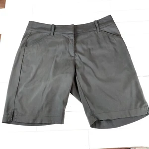 Callaway Opti Dri Shorts Women's Size 8 Solid Black Golf Tennis Bermuda  - Picture 1 of 14