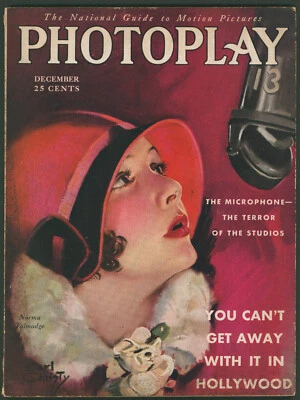 Photoplay December 1929 Norma Talmadge~Loretta Young~Clara Bow~Joan Crawford — 第 1/4 张图片