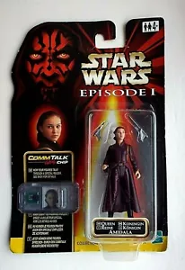 STAR WARS EPISODIO 1 QUEEN AMIDALA Figura CommTalk Chip Carded Collezione 1 - Foto 1 di 2