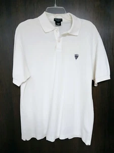 Authentic Gucci White Polo Shirt Men's Size L /XL Made in Italy 100% Cotton VTG - Picture 1 of 7