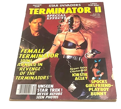 STAR INVADERS / TERMINATOR II, Magazine, Summer 1985 (Kirstie Alley Centerfold) - Image 1 of 4