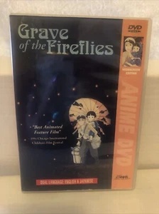 Grave Of The Fireflies - Dual Language : English & Japanese - Anime - DVD - VG - Picture 1 of 2