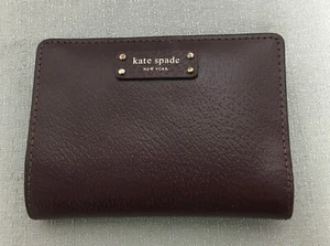 Kate Spade Staci Small Continental Wallet Saffiano Leather Cherrywood - Picture 1 of 12