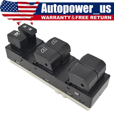 New Power Window Control Switch for 2009-2014 Nissan Murano Driver Side - Image 1 of 4
