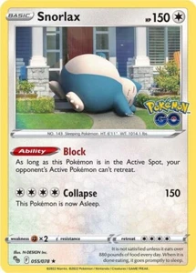 Snorlax Holo Foil Stamped 055/078 Pokémon GO *PACKFRISCH* - Bild 1 von 1