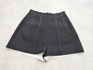 Alexander Wang Shorts UK 6 8 Contrast Stitching US 4 High Waist W26 Scuba Retro - Picture 1 of 10