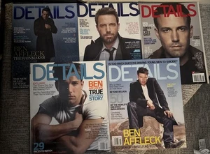 Ben Affleck 5 Vintage Magazine Lot Details - Imagen 1 de 7