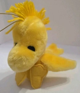 Vintage 7” Woodstock Beanbag Plush Peanuts Snoopy Super Clean - Picture 1 of 5