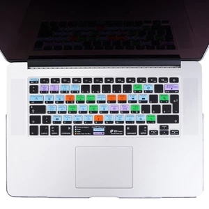 Pokrowiec na klawiaturę Skróty Cover Ochrona dla Apple mac-OS MacBook Pro / Air - Zdjęcie 1 z 2