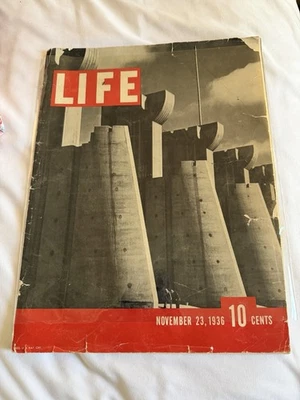 Original First Issue Life Magazine November 23, 1936 Full Size 11” X 14” - Image 1 of 2