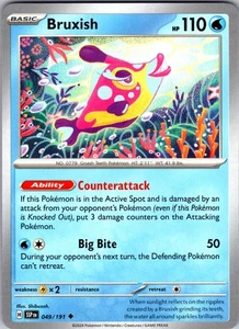 Bruxish Uncommon SV08: Surging Sparks 049/191 NM - Picture 1 of 1