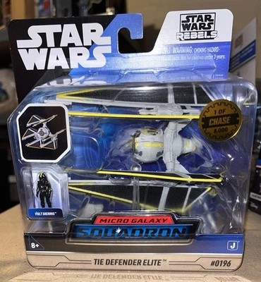 Star Wars Micro Galaxy Squadron Series Tie Defender Elite (CHASE) 1/5000 NEW - Image 1 of 2