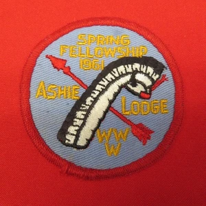 Boy Scout OA Ashie Lodge 436 1961 Fellowship Order Of The Arrow Patch CA F2512B1 - Picture 1 of 2