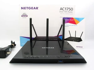 Netgear AC1750 Inteligentny router WiFi—802.11ac Dual Band Gigabit—przetestowany/działający - Zdjęcie 1 z 13
