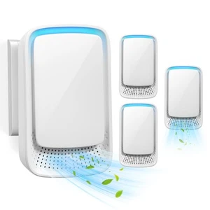 4 Pack Air Ionizer for Home,Plug In Negative Air Purifier,Portable Filterless... - Picture 1 of 8