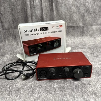 Focusrite Scarlett Solo 3rd Gen 2 Channel USB Audio Interface - Image 1 of 4